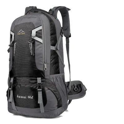 MoneRffi, 60л/40л, рюкзак для мужчин, подъем через usb, зарядка, рюкзак, школьная сумка для подростков, рюкзаки для путешествий, женские,, сумка для улицы - Цвет: black 40L