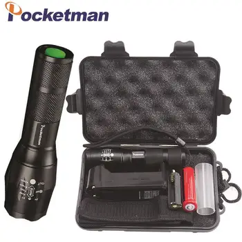 

LED Flashlight 6200 Lumnes XM-L T6 LED Tactical Flashlight Torch 5Mode Zoomable Flashlight Waterproof Torch Light lanternas