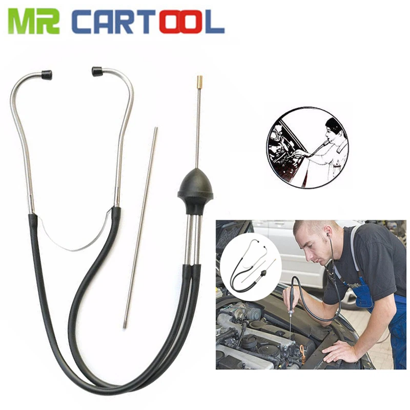 

Car Stethoscope Engine Cylinder Professional Sensitive Mechanics Diagnostic Repair Inspection Tools Analyzer Tester for Auto