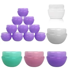 12 шт. пустые пластиковые банки для макияжа, коробка для путешествий, косметические контейнеры, бутылка, горшок для лица, крем, тени для век, маска, пудра, бальзамы, чехол