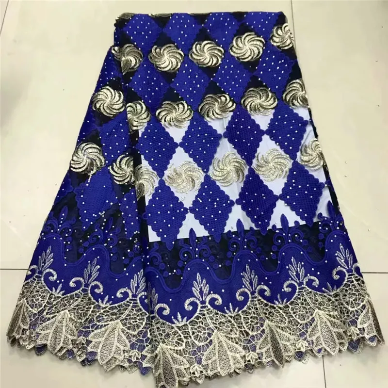 

African Laces Fabric Embroidered nigerian Guipure French Lace Fabric High quality 2019 African cotton Net Lace Fabric WD101302