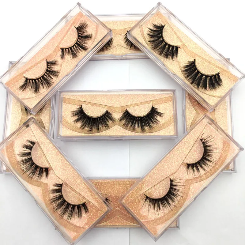 

Buzzme 60 Pairs Wholesale 15 Style Eyelashes 3D faux Mink Lashes natural long silk lashes