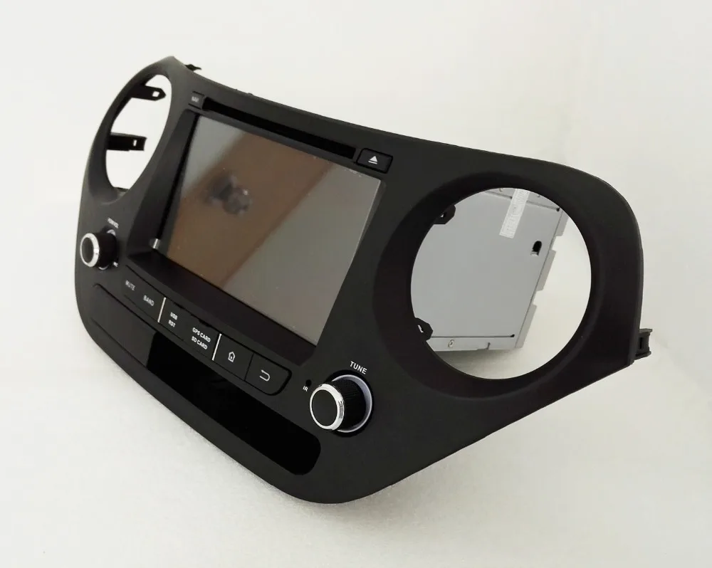 Top Android 8.1 Quad Core 7" Car Radio DVD GPS Multimedia Head Unit for Hyundai I10 2014 2015 2GB RAM Radio Bluetooth Mirror-link 3