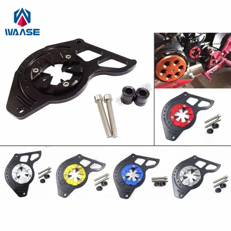 

waase Motorcycle Front Sprocket Chain Guard Cover Left Side Engine For Honda Grom MSX125 125SF MSX 125 SF 2013 2014 2015-2019