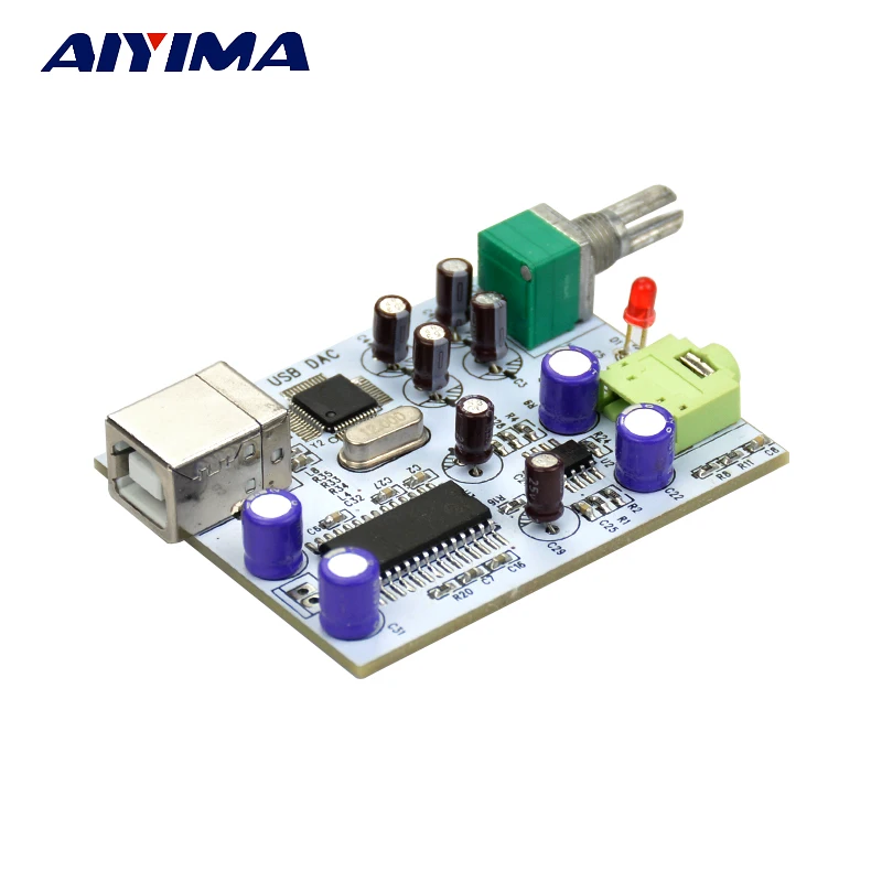 Aiyima CM108 + TDA1305T TDA1308 3.5 мм Выход USB Amp звуковая карта ЦАП Декодер 5 В | Электроника