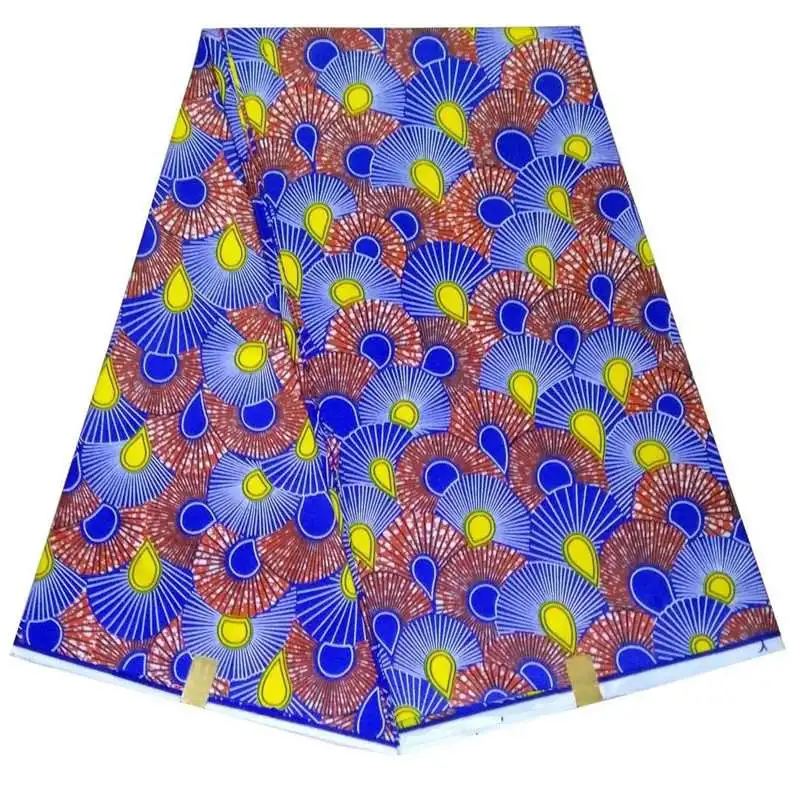 

Wholesale Price African ankara Veritable Wax New Hollandais Prints 100% Cotton 6 Yards/lot Real Hollandais dutch wax Fabric