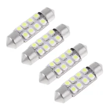 10 шт./лот 31 мм 36 мм/39 мм/41 мм 1210 3528 8 SMD 8 СВЕТОДИОДНЫЙ Автомобильный светодиодный светильник Интерьер автомобиля Парковка головной светильник лампы купол с фестонами 12V