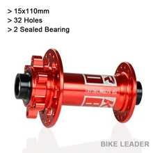 Koozer BM440 Front Bike Hub 32 Holes 15x110mm Sealed Bearing Disc Brake THRU Boost BMX XC AM Fat MTB Mountain Bicycle Hubs novatec d811sb d812sb ultra light disc brake bearing hub mtb mountain bike bicycle hubs 28 32 holes 28h 32h xc allround