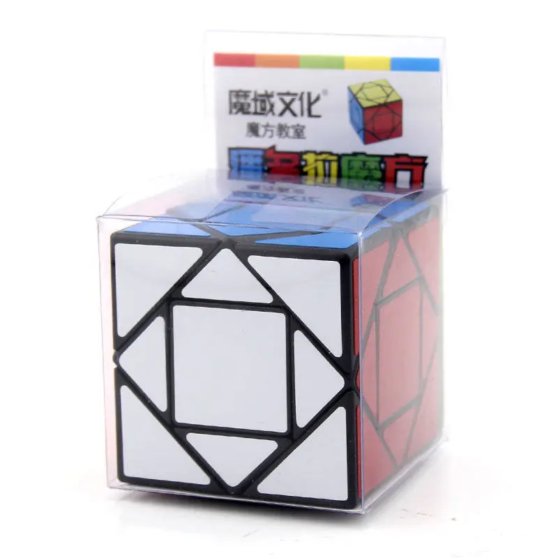 MYMF кубатуры классе Pandora 3x3x3 Скорость конкурс магический куб, поворотная головоломка, забавные игрушки черный цвет слоновой кости ультра-Гладкий пакет с Цвет коробка-1 шт