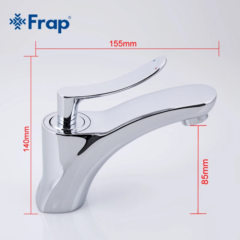 Billige FRAP Klassische Stil chrome bad Becken waschbecken Wasserhahn Kalt und Warmwasser Mischer Einzigen Handgriff bad Wasserhähne F1081