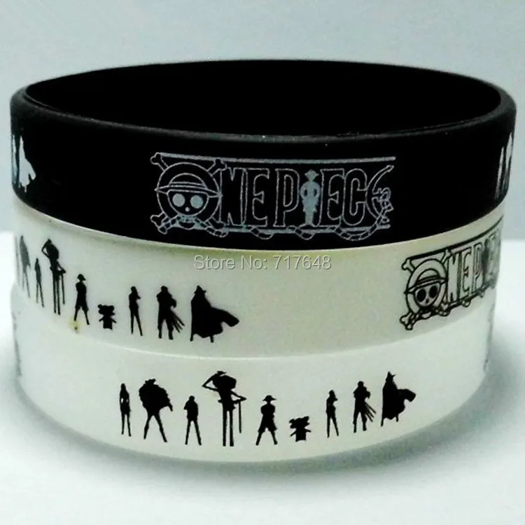 

1pc ONE PIECE wristband silicone bracelets