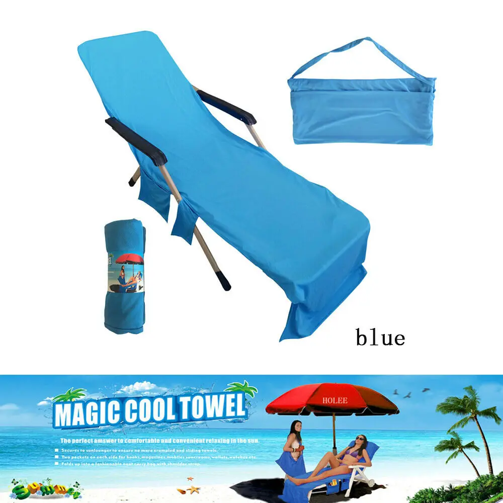 

Beach Swimming Accessories Summer 2019 Icrofiber Towel Large Travel Towel Bath Pool Towels Convenient Beach Chair Towel + Bag