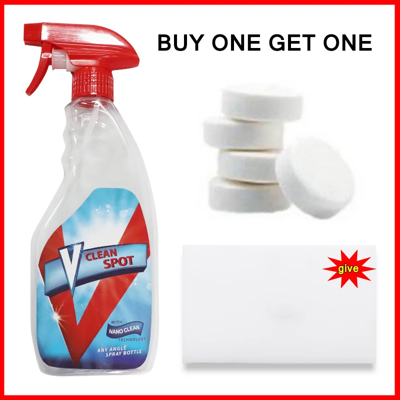 Clean spot Multifunctional Effervescent Spray Cleaner Set