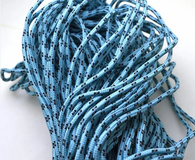 Настоящий BESTXY 10 м/лот, диаметр 3 мм, нейлоновая веревка для якоря, браслеты крючки, веревка, шнур, браслет, принадлежности для изготовления ювелирных изделий - Цвет: sky blue