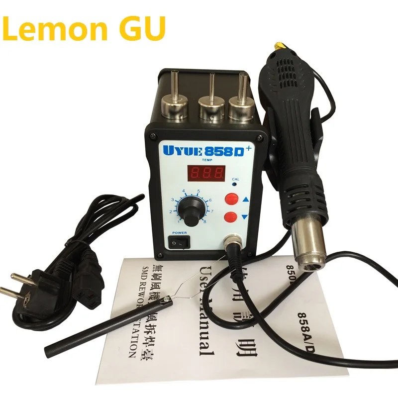 

Youyue 858D+ Hot Air Gun ESD Soldering Station LED Digital Desoldering Station 700W heater gun Upgrade from 858D