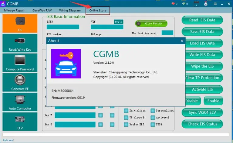 CGDI Prog для MB перепрограммирование ключа для Benz поддерживает все Утерянные ключи калькулятор с полным адаптером для ремонта ELV получить онлайн пароль