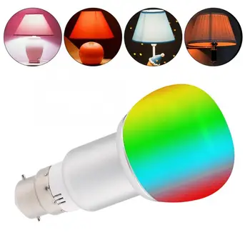 

AC 85-265V RGB&W 7W LED Smart Multi-color Light Lamp Wifi Control Lighting