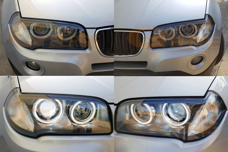 Для BMW E83 X3 2007 2008 2009 2010 ксеноновая фара отличное Ультра яркое освещение smd комплект светодиодов «глаза ангела» DRL