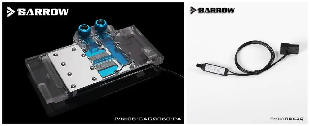 Курган полное покрытие VGA воды блок для GALAX GAINWARD Geforce RTX2060/GTX1660 Ti LRC2.0 RGB BS-GAG2060-PA - Цвет лезвия: Manual Control