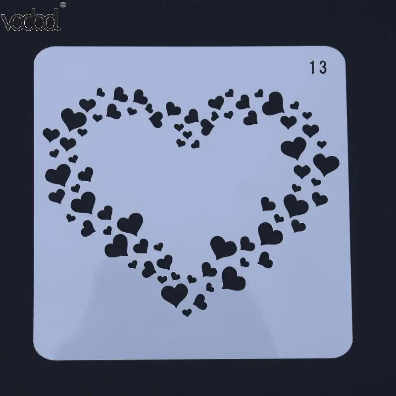 

Elaborate Love Heart Photo Album Embossing Paper Crafts Decoration Layering Stencils For Scrapbooking Painting Template Stamps