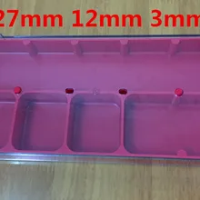 Аксессуары для коробки 5 отдельных пластиковых ящиков для хранения вещей, пластиковое литье для инструментами для часов, мужские часы выполнены в разных цветах