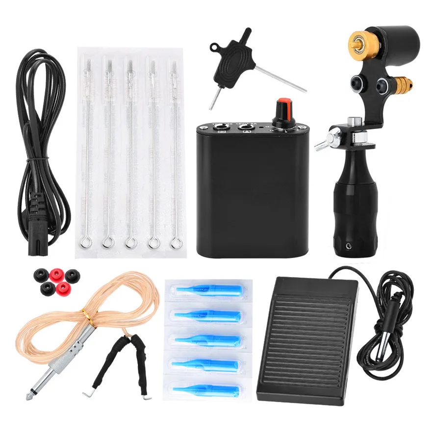 

2017 New ATOMUS 1 Set Professional Completed Exquisite Workmanship Tattoo Kit Equipment Tattoo Needle Machine Tattoo Kits