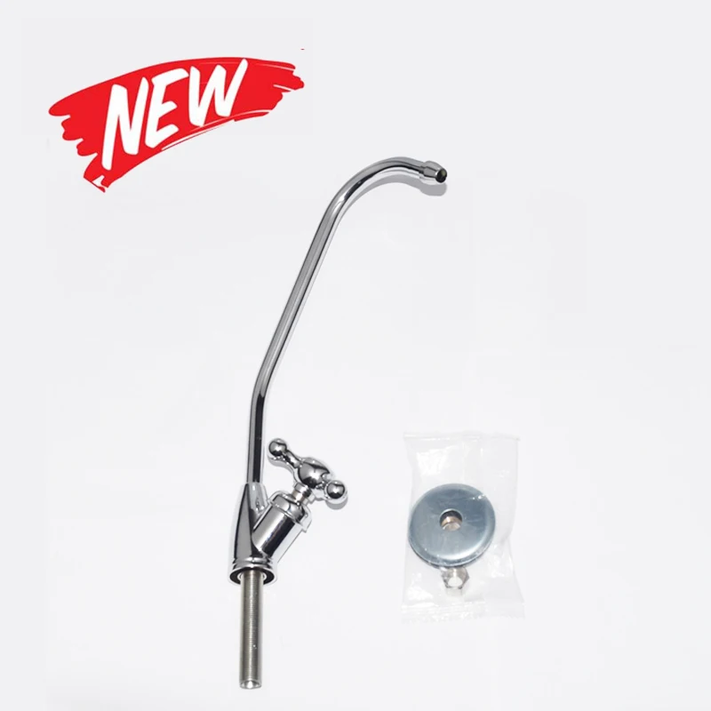 

Chrome Finish Sink Faucet Tap Use For Reverse Osmosis Drinking Water Filter Device 1/4 inch Free shipping