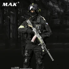 1/6 Scale M-069B Russia Spetsnaz Counter-Terrorism Solider Clothing Sets /FSB Alfa Group 3.0 (Black Ver.) M-069A clothing set for collection solider action figure full set 1 6 78047b russian spetsnaz fsb alpha group male figure standard ver