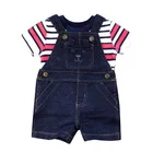 bebes/комплекты одежды для маленьких мальчиков летние шорты для новорожденных футболка для девочек штаны с поясом, 2 предмета, Прямая поставка - Цвет: x