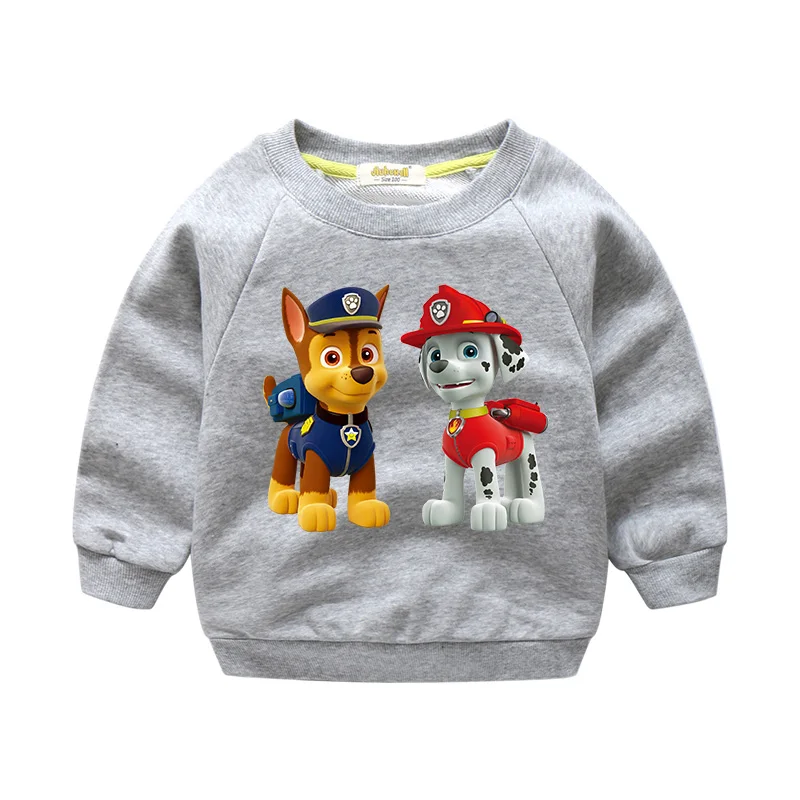 2018 New Cartoon Dog Print Children Spring Sweater For Boy Girls Autumn Long Sleeves 100%Cotton Tops Baby Sweater Clothes TWY001 (8)