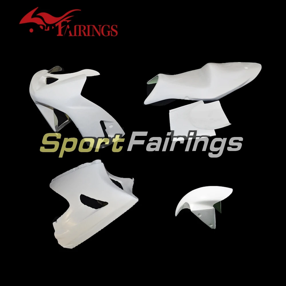 Гоночные Обтекатели из стекловолокна для Kawasaki Ninja636 2003 2004 03 04 ZX6R комплект обтекателей мотоциклов