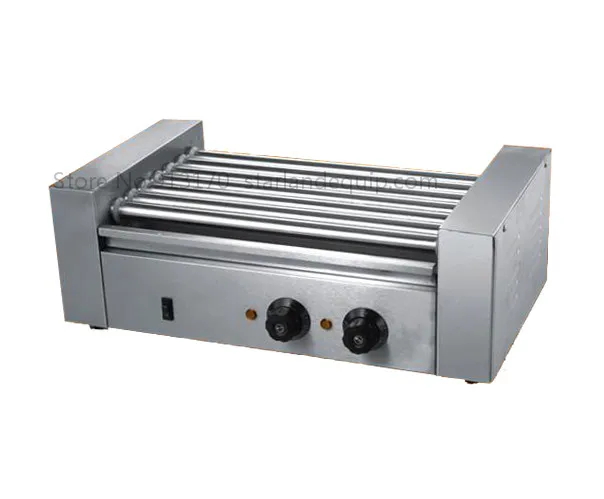 Electric hot dog roller grill_sausage roaster with five rollers_hot dog machine