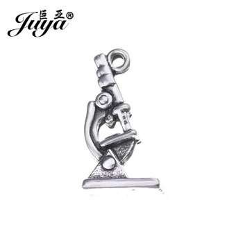 

JUYA 8pcs Trend Charms Microscope Pendant Ancient Charms fit Necklace Bracelet DIY Alloy Jewelry Making Wholesale AO0672