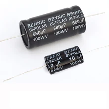 2 шт. 150 мкФ-680 мкФ 100V Динамик делитель частоты Усилитель кроссовер громкий Динамик s стабилизатор напряжения на биполярной Non-конденсатор полярности
