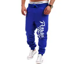 Мужские джоггеры Pantalon мужские брендовые штаны со шнуровкой с буквенным принтом Спортивные штаны Jogger 2XL FGU