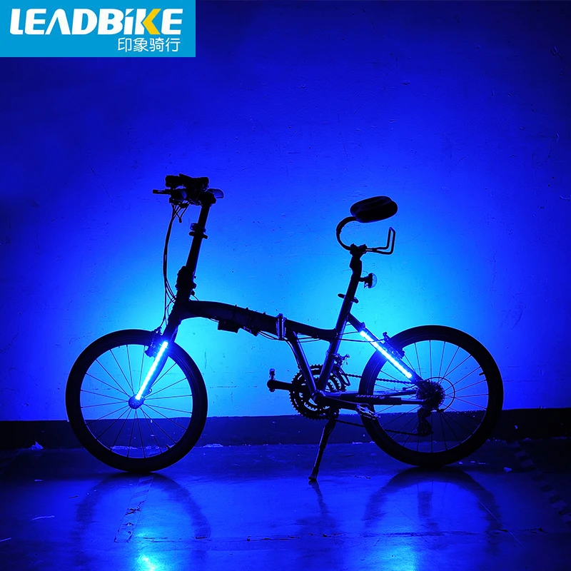 Flash Deal Leadbike New 2017 Bike Front/Tail Light Fork Light 8 Models 24 Led MTB Road Bicycle Safety Warning Rear Lamp For Night Riding 4