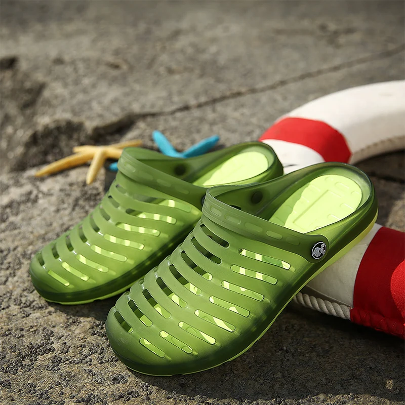 Classic Slip On Garden Clog Shoes Men Summer Slipper Flat Breathable Mesh Outdoor Sandal Platform Mercy Work Kryptek Wedge shoes | Спорт и