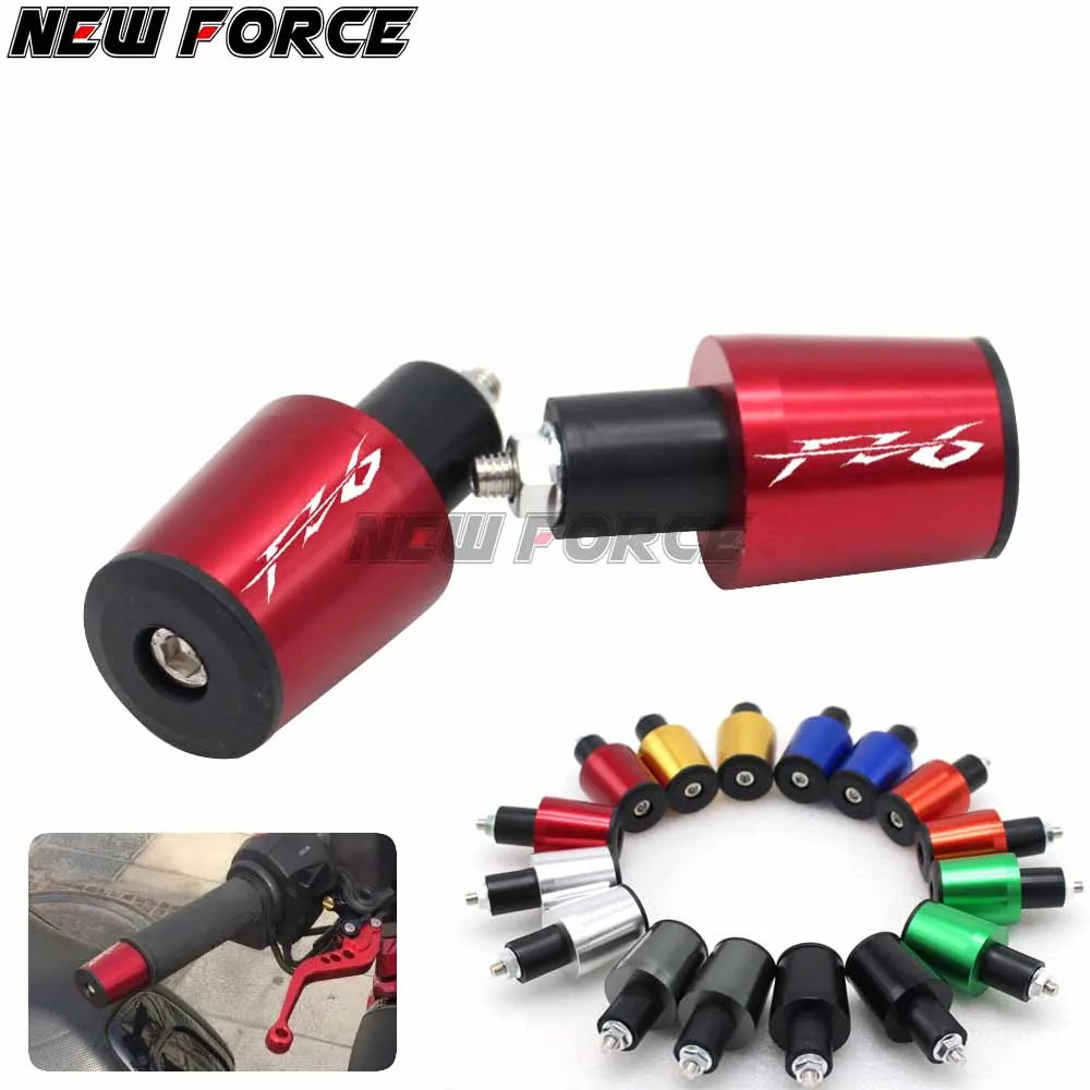 

CNC 22MM Handlebar Grips Handle Bar Cap End Plugs For YAMAHA FZ6 FAZER 2004-2008