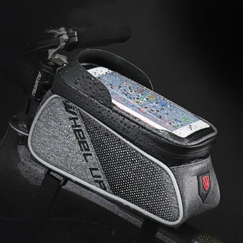 

Rainproof Dustproof Waterproof Bike Wallet Phone Holder 6 inch Touch Screen Bicycle Tube Smartphone GPS Tube Bag Sac de Velo