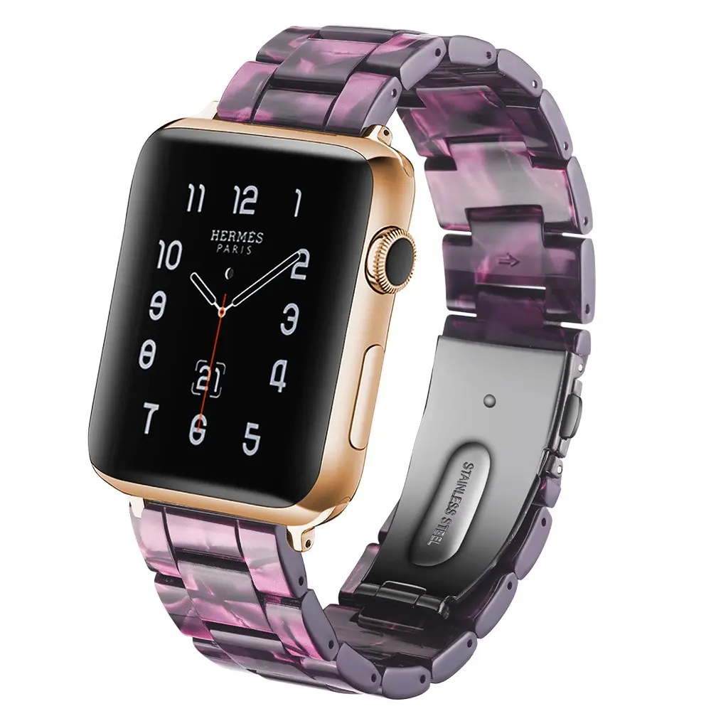 Полимерный ремешок для часов Apple Watch 38 мм 42 браслет 4 полоса 44 40 серии 5 3 2 1|Ремешки