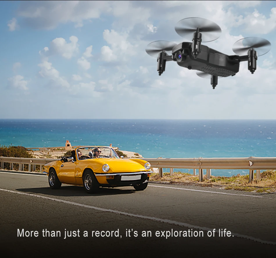 Quadcopter with 2MP Camera Mini Foldable RC Drone M11 2.4GHz 6-Axis Gyro WiFi FPV Drone Good Choice for Helicopter Training (6)