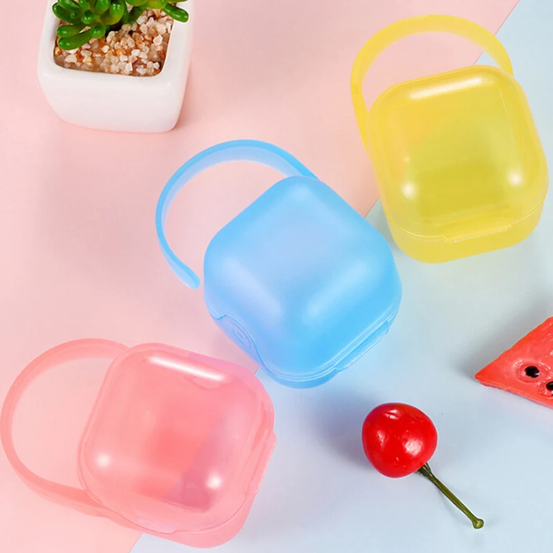 

Dustproof Personalized Pacifier Storage Box Nipple Soother Container Gift Baby Shower Pacifier Travel Dust Box Cover