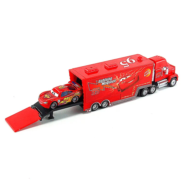 Горячая Дисней Pixar Тачки 2 3 Mack игрушка Молния Маккуин Джексон шторм Mac UncleTruck King 1:55 литой металлический автомобиль игрушки для мальчиков и девочек