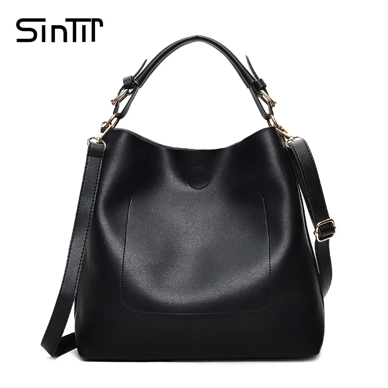 SINTIR 2017 Luxury Designer Black Women Handbags Famous Brands High