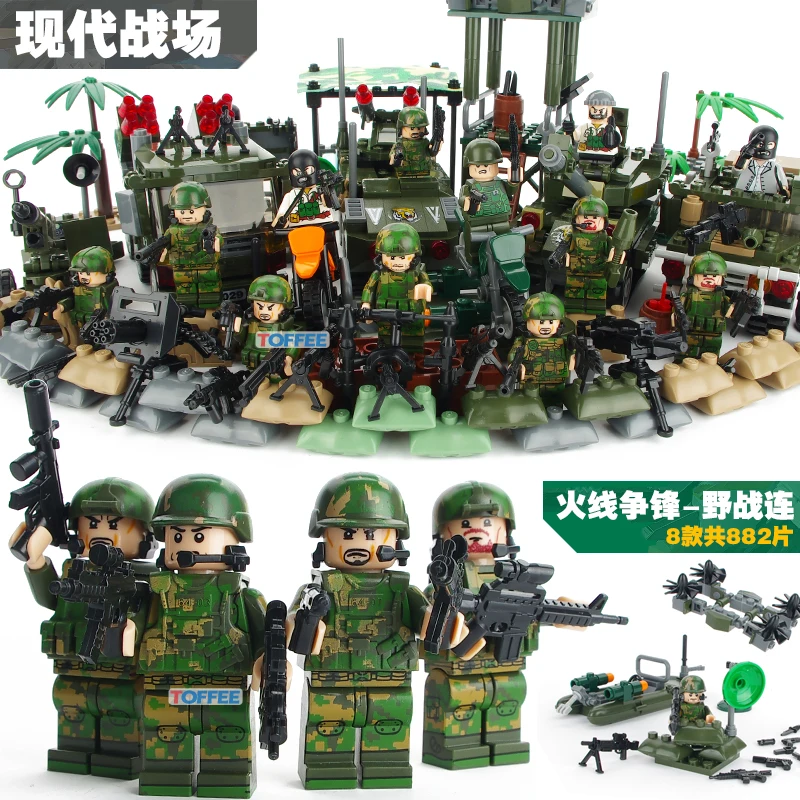  educational assembled military war weapon vehicle tank Missile compatible LegoED building blocks br