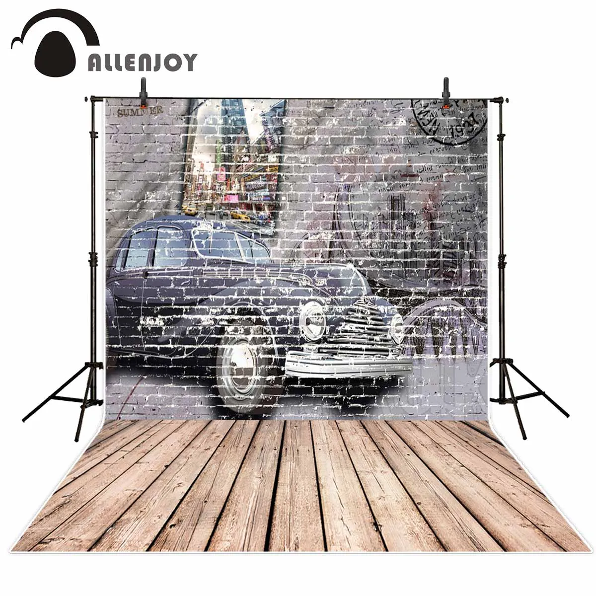 Allenjoy фон для фотосъемки магазин Граффити стена тема винтажный автомобиль