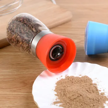 

Manual Pepper Grinder Home Eco-friendly Kitchen Seasoning Grinding Organizers Tools Kitchen Supplies Glass Spices Storage Bottle