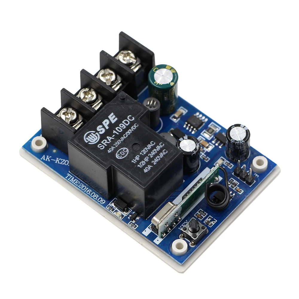 New Arrival Wide Voltage DC12V - 48V 30A 1CH Wireless Remote Control Switch Transmitter+4* Receivers for Smart Home 315/433mhz