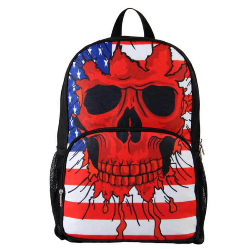 

VEEVAN Unisex's 3D Skull Backpack Preppy 2014 New Arrival Monster High Dolls Cheap School Bacpack Fashion Travel Bags