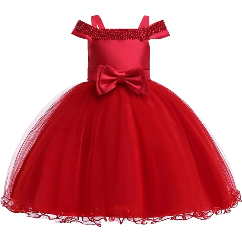 

Baby Girl Princess Dress Kids Lace Autumn Winter Flower Wedding Party Dresses for Toddler Girl Children Clothing